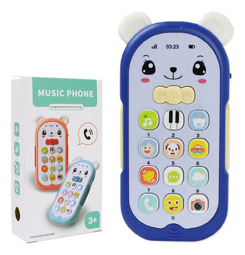 Teléfono Celular Musical Luminoso Juguetes Para Bebé Y Niños