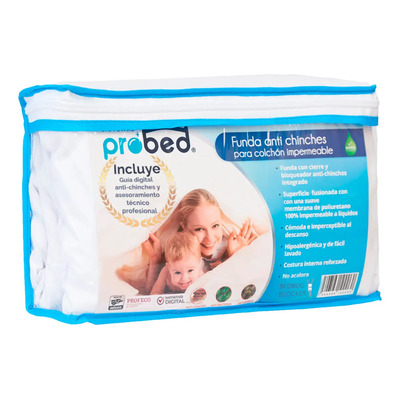 Sistemas Probed Protector Impermeable Matrimonial Anti Chinches Cierre Lavable | Meses sin interés