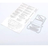 Lindos Troqueles Para Etiquetas De Máquina De Escribir Kscra