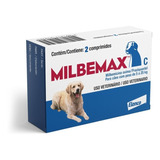 Vermifugo Milbemax Para Cães De 5 A 25kg C/ 2 Comprimidos