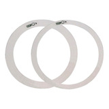 Remo Ro-0014-00 Sordinas Ring 14 PuLG. Liso Blanco Tarola 