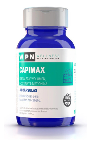 Wpn Capimax | 30 Cápsulas Para El Crecimiento Capilar