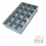 Cubetera De Silicona Mediana Ionify Para 15 Cubos De Hielo Color Gris