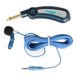Microfone Lapela Yoga Em-3 C/ Fio Condensador C/ Phantom