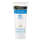 Protetor Solar Fps 90 Sun Fresh 200ml Neutrogena