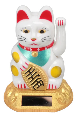 Gato De La Fortuna Blanco Solarmaneki Neko