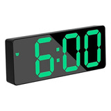 Reloj Despertador Con Pantalla Led, Espejo Digital, Reloj De