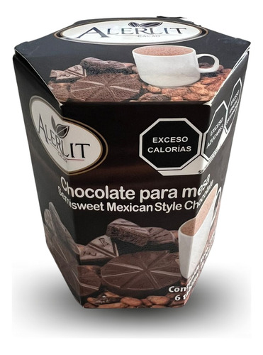 Chocolate Para Mesa | 45% Cacao  | 6 Tablillas  | Alerlit