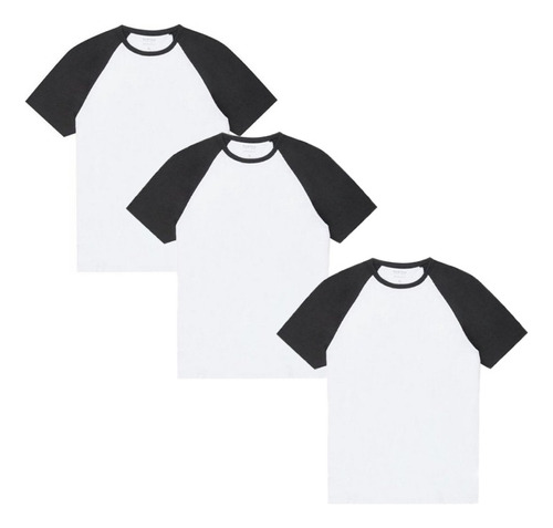 Pack Camiseta Remera Manga Ranglan Fabricante X10 