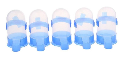 5 Piezas Pájaro Dispensador Automático Comida Agua