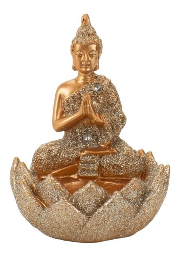 Buda Dourado Porta Vela