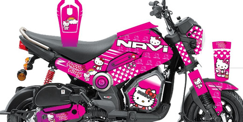 Honda Navi Graficos Stickers Edicion Hello Kitty 