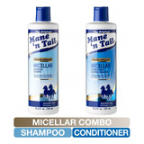 Shampoo Y Acondicionador Micelar Sin Sulfatos Mane´n Tail 