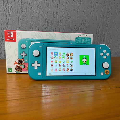 Console Nintendo Switch Lite Animal Crossing (seminovo)