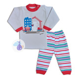 Conjunto Pijama Construye Bebe Gamise Tienda Ropitas 3661rj