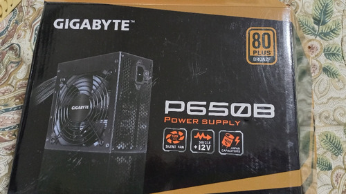 Fuente Gigabyte P650b  80 Plus Bronce