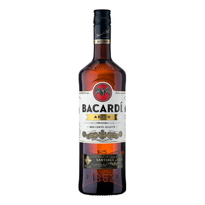 RON BACARDÍ AÑEJO 980 ML, Añejado por 3 Años, Sabor Suave y Amaderado, Ideal para Coctelería | MercadoLibre