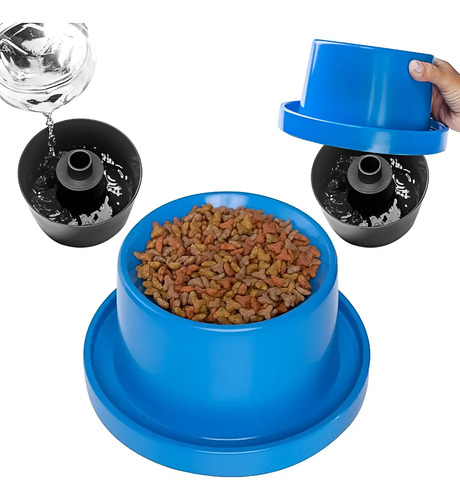 Comedouro Para Gatos E Cachorros Tigela Elevado Ante Formiga