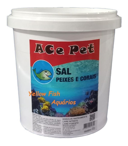  Ace Pet - Sal Marinho Peixes E Corais 1 Kg