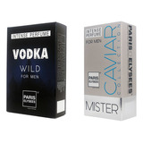 Perfume Importado Vodka Wild + Mister Caviar Masculino