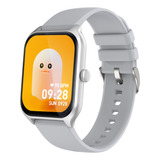 Reloj Smartwatch P58 Gris Hombre Mujer Llamadas P/ Samsung