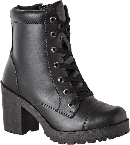 Bota Feminina Coturno Salto Alto Tratorada Fosca Crshoe 1701