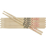 Vic Firth 6 Pares American Classic Hickory Drum Sticks Nylo.