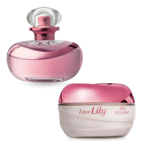 Combo Love Lily Eau De Parfum Deo Colônia + Creme Acetinado Desodorante
