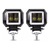 2 Luces Antiniebla Blancas De 3 Pulgadas, 6500 K 40 W, 10-80