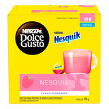 Cápsula Nescafé Dolce Gusto Nesquik Morango Caixa 10 Unid