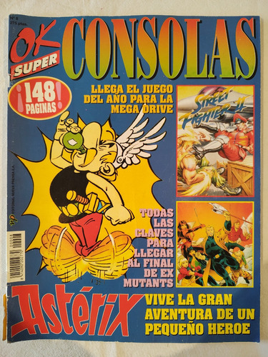 Revista Ok Super Consolas 8 España 1993 Asterix Street Fight