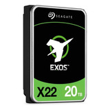 Seagate Exos X22 20tb Sata 6gb/s Rpm 3.5 Pulgadas Enterpris.