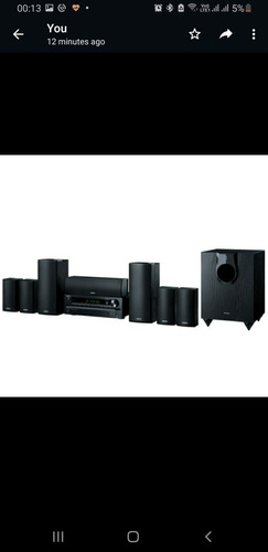 Home Theater Onkyo Ht 7.1 Com 1.200 Watts Potência!!