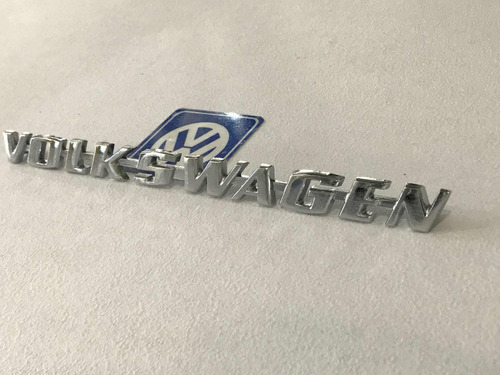 Letrero Volkswagen Para Tapa Motor Vocho Metálico