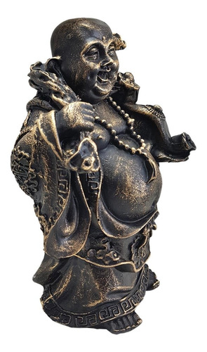 Estátua Buda Chines Gordo Paz Religião Moderno Lar Enfeite