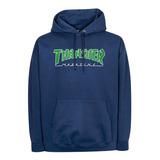 Poleron Thrasher Outlined Logo Hoodie Magazine | Laminates