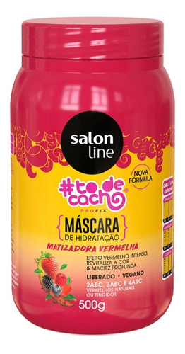 Máscara Matizadora Vermelha Maionese Capilar Salon Line