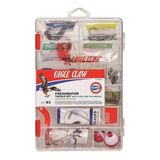 Kit De Pesca Eagle Claw E.c. Fresh Water Tackle Kit, 80 Pzas