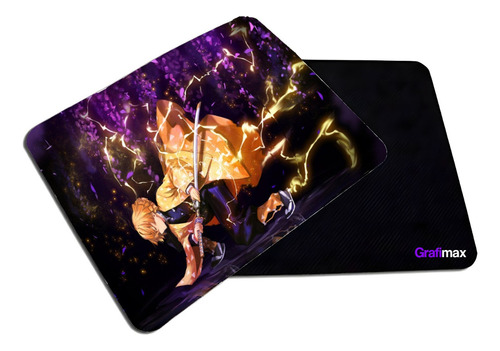 Mousepad Liso 20x17 Cm Zenitsu Agatsuma Anime Grafimax