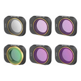 Kit 6 Filtros Lente Dji Mini 3 Pro Nd4/8/16/32 + Cpl + Ncuv