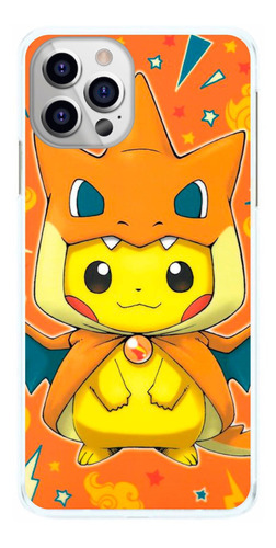 Capinha Pokemon Pikachu Com Roupa Charizard Capa