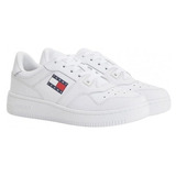 Tenis Tommy Hilfiger En0e N01723 Ybr White Tommy Jeans Retro