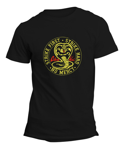 Playera Cobra Kai Escudo. Adulto Y Niño