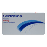 Sertralina 14 Tabletas De 50 Mg C/u Psicofarma