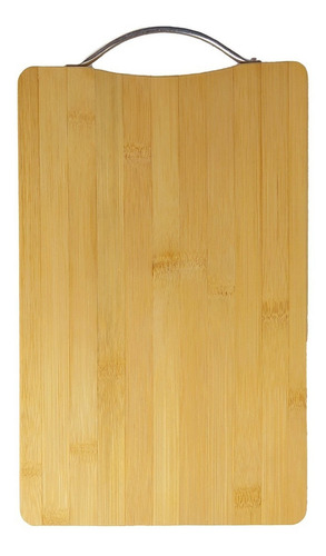 Tabla Para Picar Cortar Corte Bambu Con Agarre 30x20 Cm Bz3 Yy0352