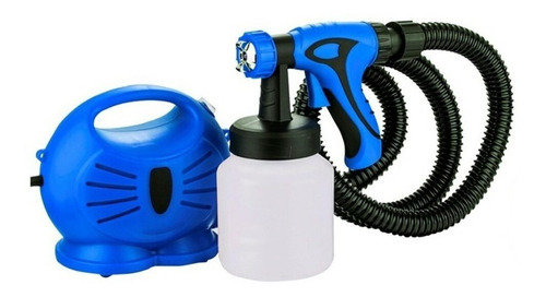 Pistola De Pulverização Elétrica Para Pintura Sucção Mazzilli Pistola De Pintar 650w Do  800ml Cor  Azul 650w 127v