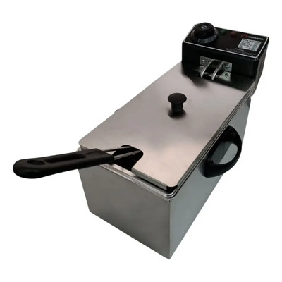 Freidora De Aceite 4l Acero Inox Control De Temp Shorbull Color Plateado Frecuencia 50 Hz\u002F60 Hz | Envío gratis