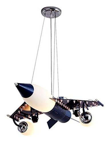 Runnup - Lámpara Colgante De Metal Con Forma De Avión