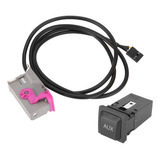 Conector De Cable De Entrada Auxiliar Automotriz Con Cd De C