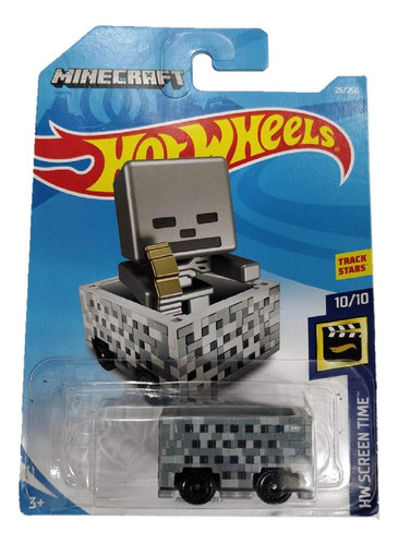 Hot Wheels Minecart Hw Screen Time Minecraft-bunny Toys